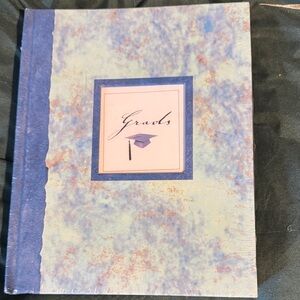 Graduation Themed Journal with Blue and Pink Cover